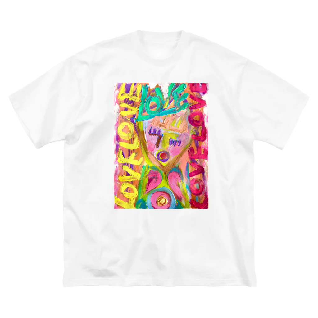 ♡カラフルLIFEアート♡のLOVEラブコ Big T-Shirt