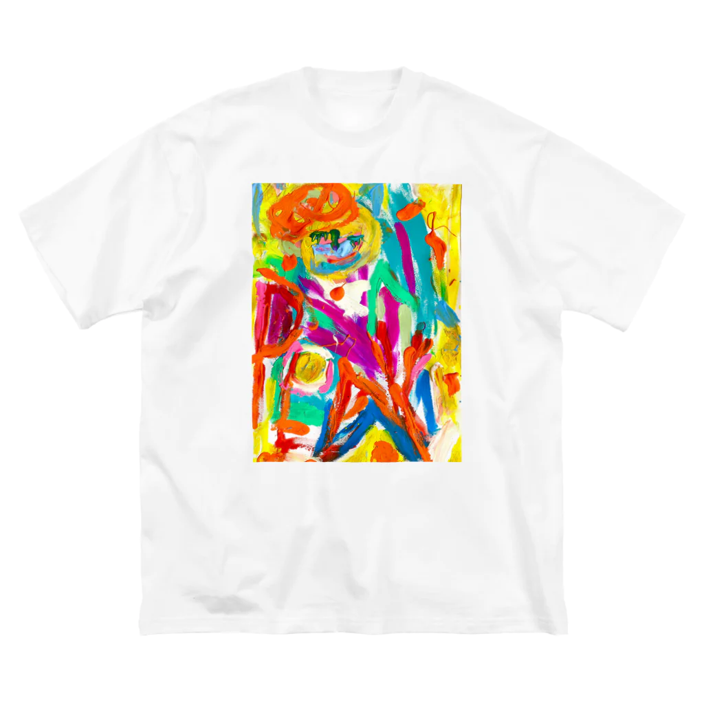 ♡カラフルLIFEアート♡のPLAYプレコ ビッグシルエットTシャツ