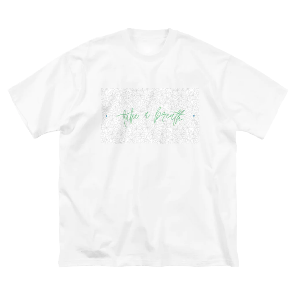 ikuha-季節を感じる色遊びのtake a breath ビッグシルエットTシャツ