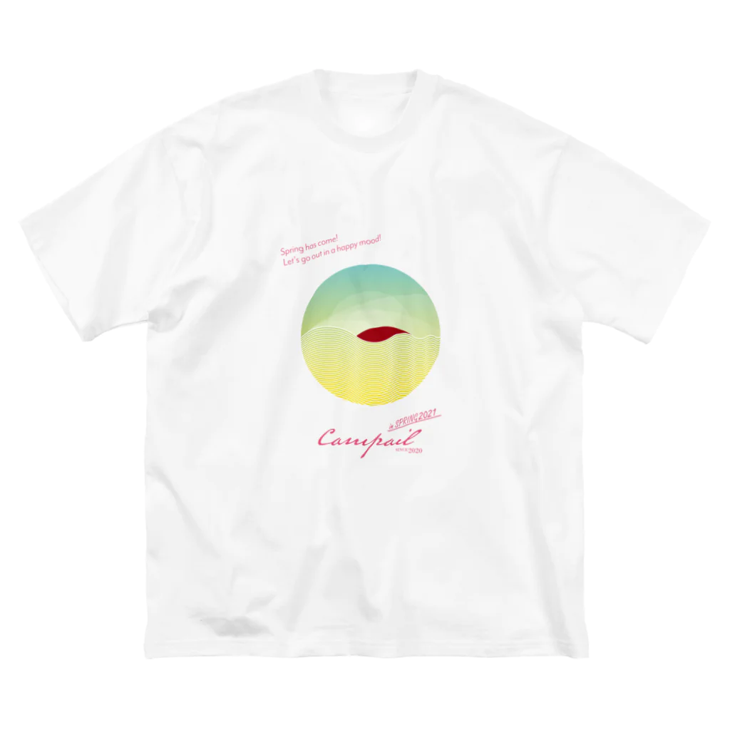 campailのSpring has come! -Light Blue!- Big T-Shirt