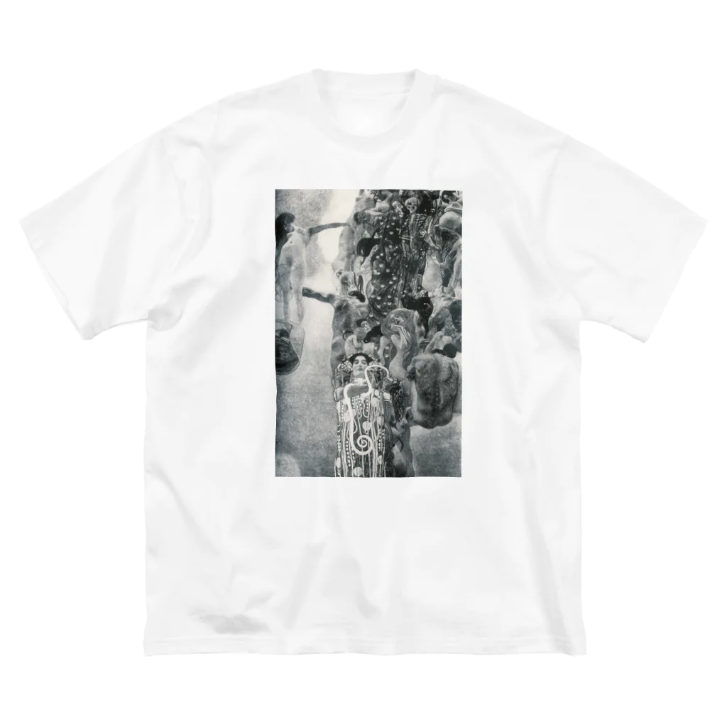 art-standard（アートスタンダード）のグスタフ・クリムト（Gustav Klimt） / 『医学』（1899年 - 1907年） ビッグシルエットTシャツ