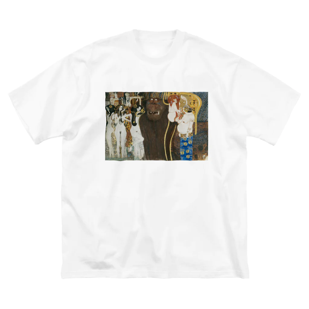 art-standard（アートスタンダード）のグスタフ・クリムト（Gustav Klimt） / 『ベートーヴェンフリーズ』 ビッグシルエットTシャツ