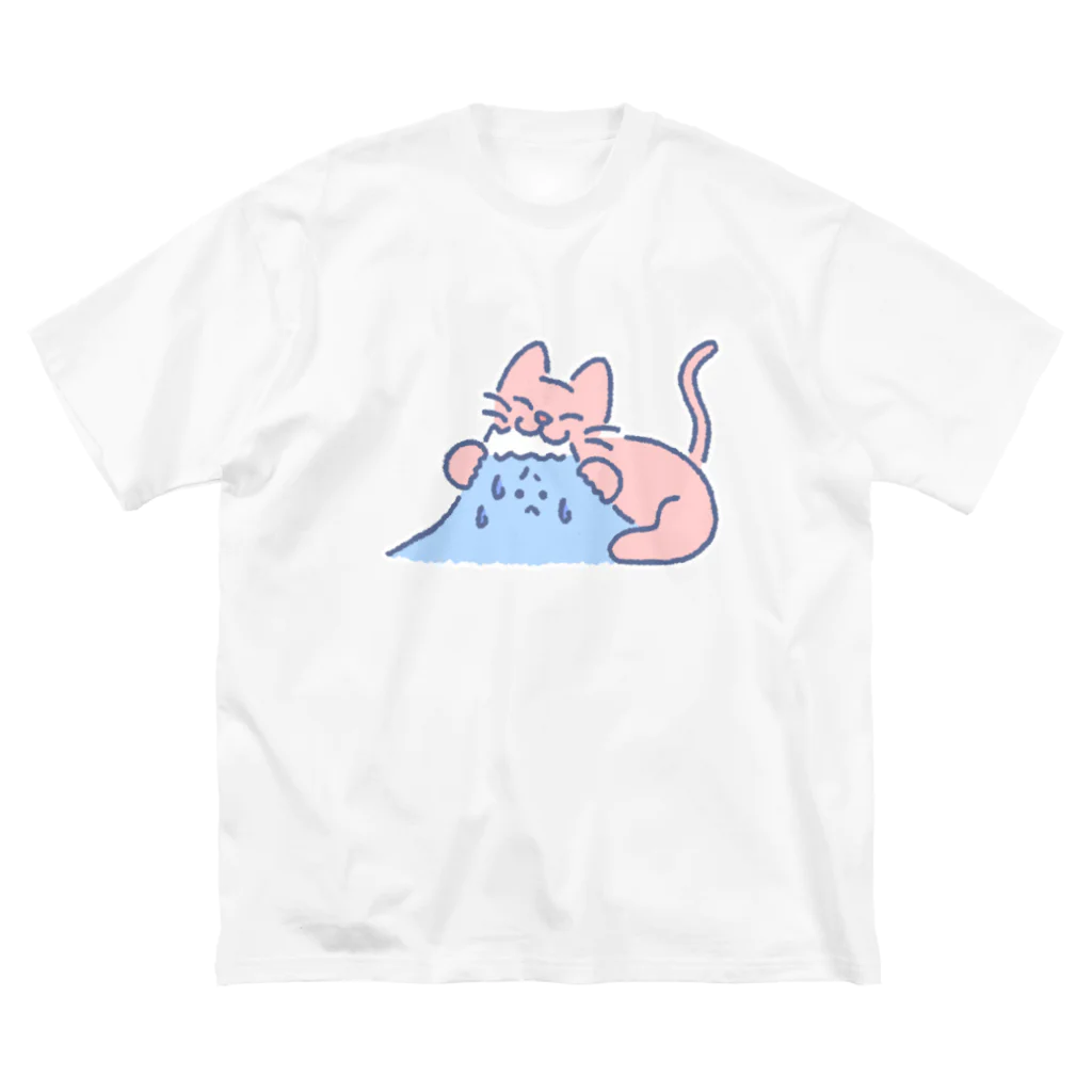 サメ わりとおもいのデカいねこと喰われるやま Big T-Shirt