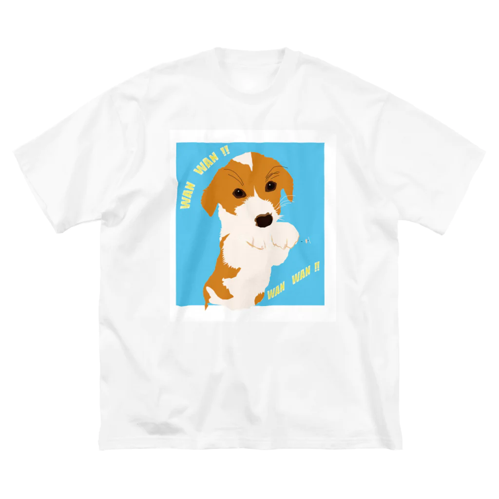burijinaのコーギー犬 ビッグシルエットTシャツ