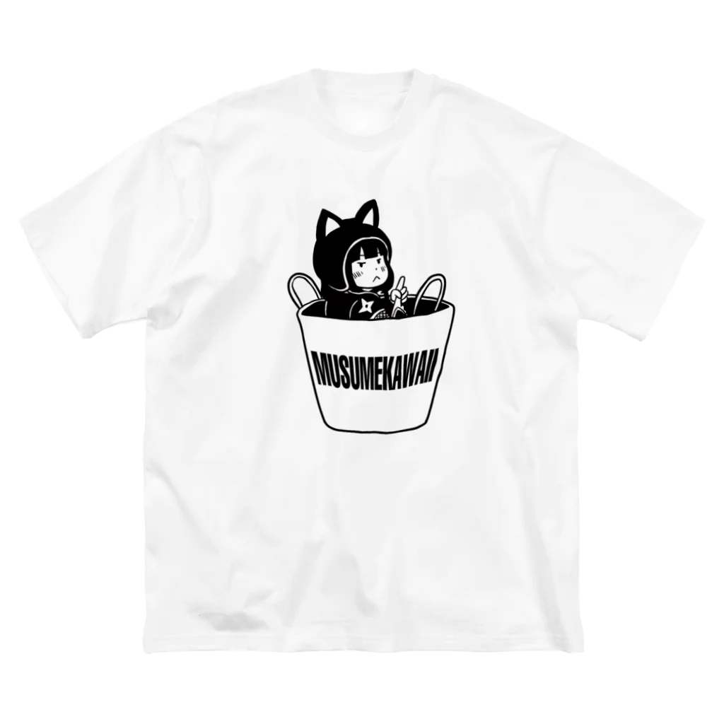 MUSUMEKAWAIIのMUSUMEKAWAII NEKONINJA ビッグシルエットTシャツ