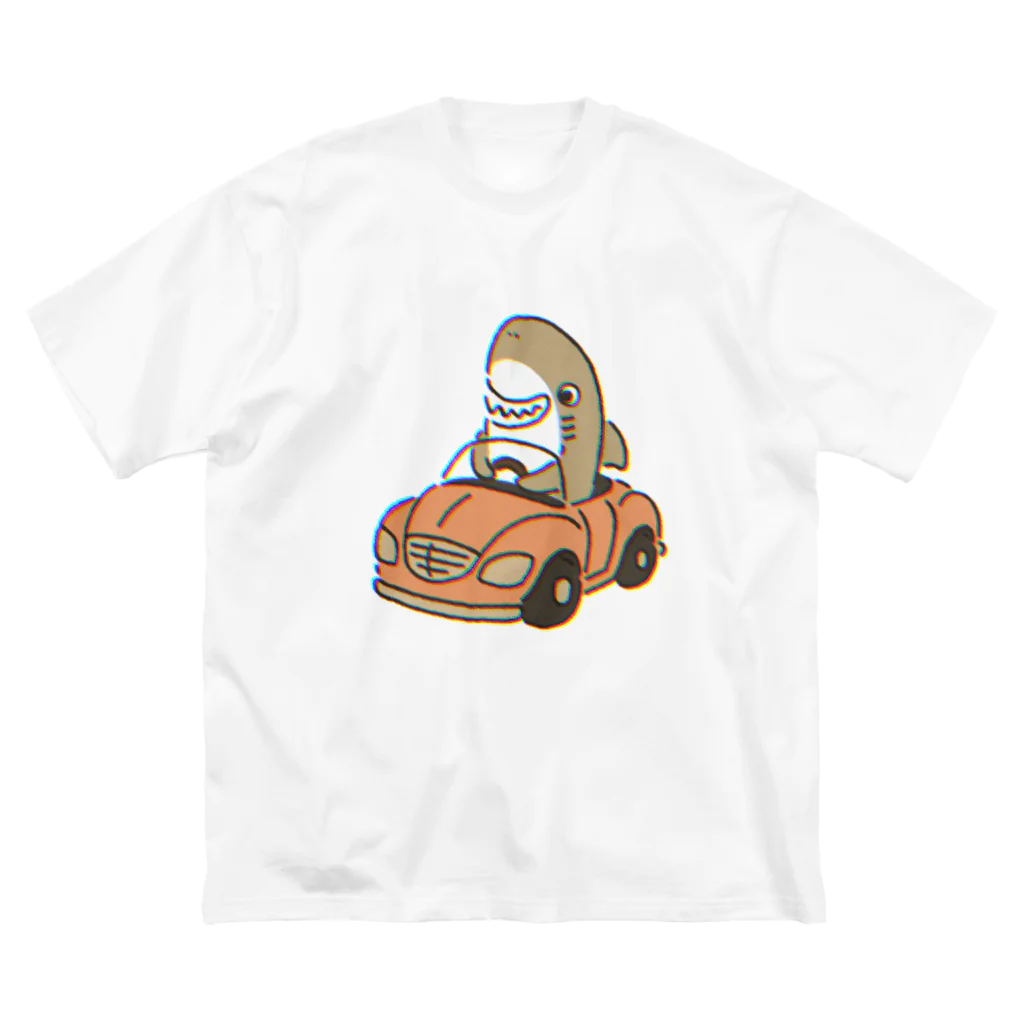 サメ わりとおもいの元祖運転を覚えたサメ Big T-Shirt