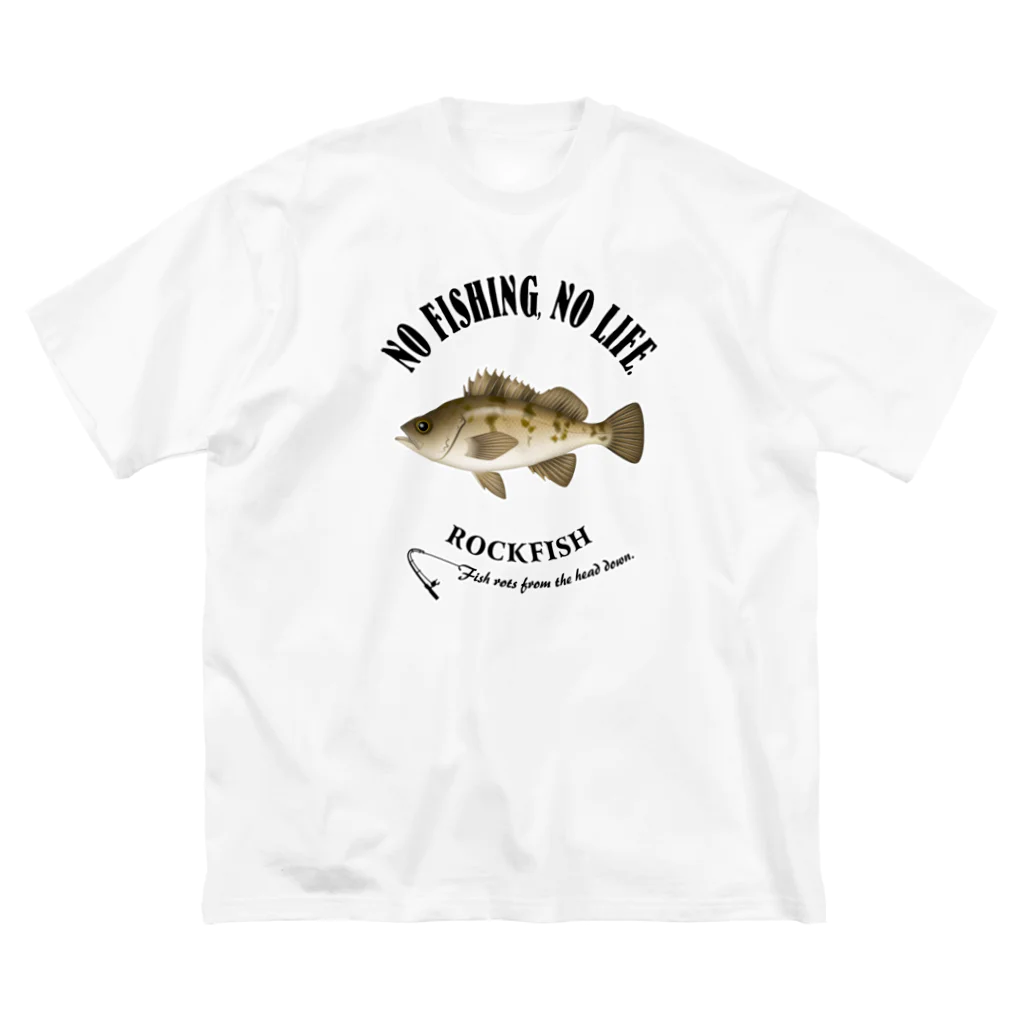 猫と釣り人のMEBARU_EB_2CW ビッグシルエットTシャツ