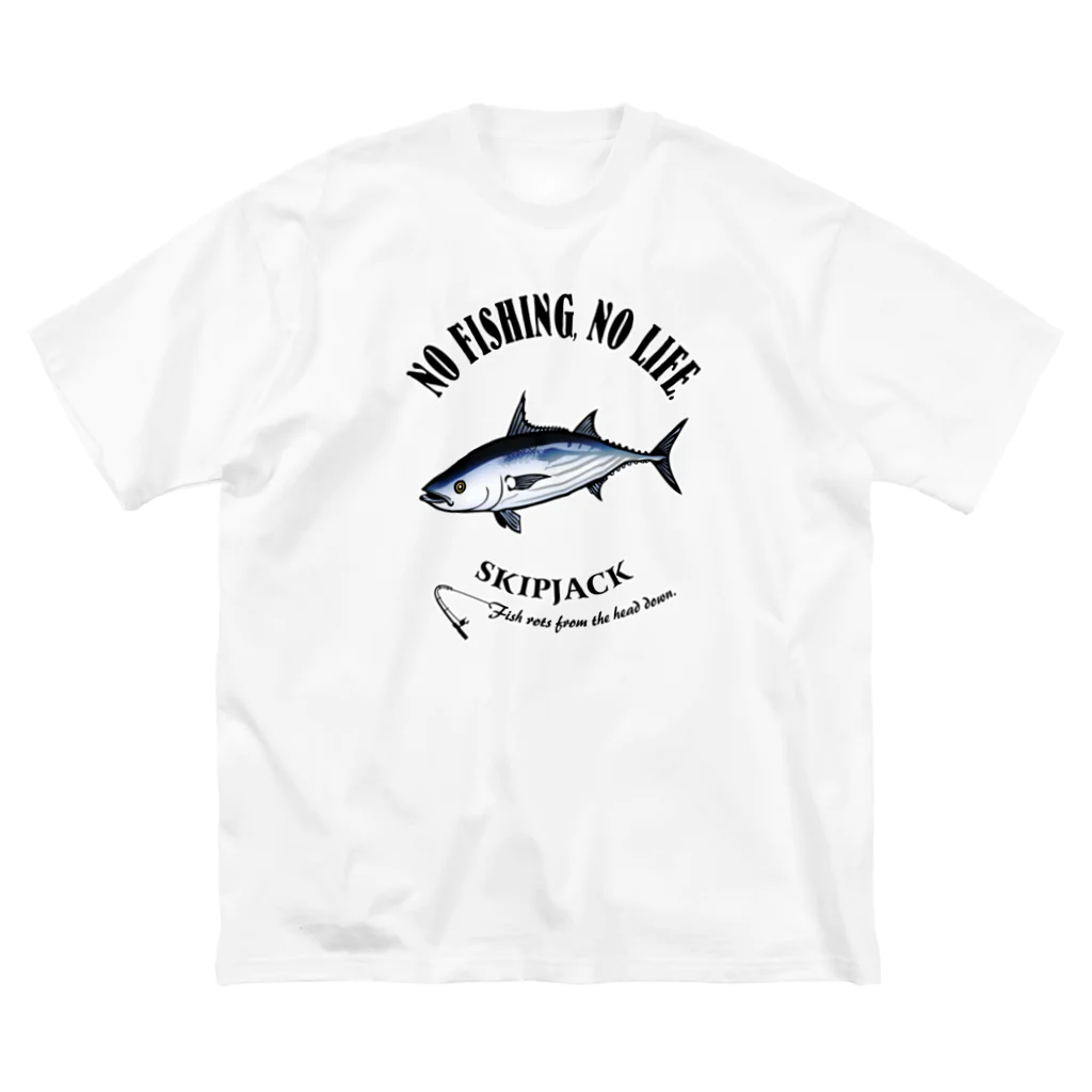 猫と釣り人のKATSUO_EB_1CW ビッグシルエットTシャツ