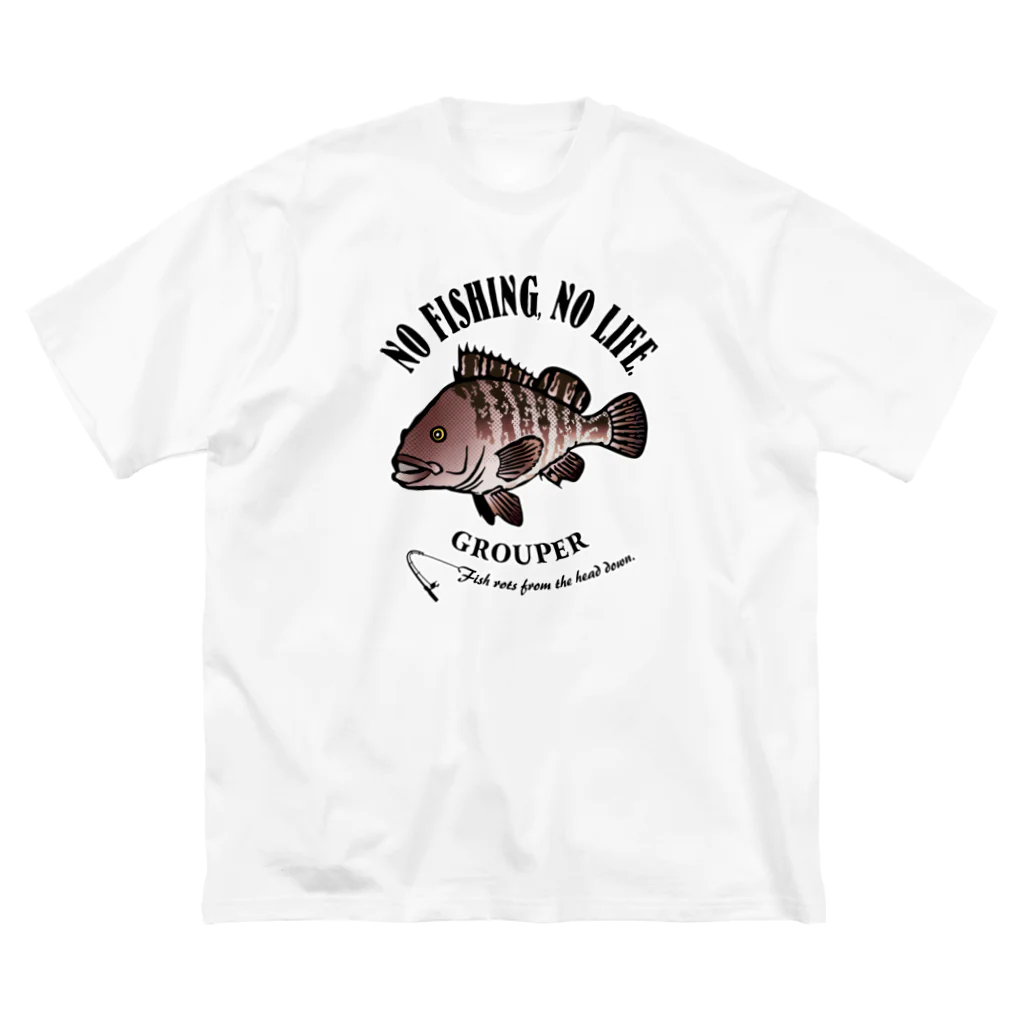 猫と釣り人のMAHATA_EB_1CW ビッグシルエットTシャツ