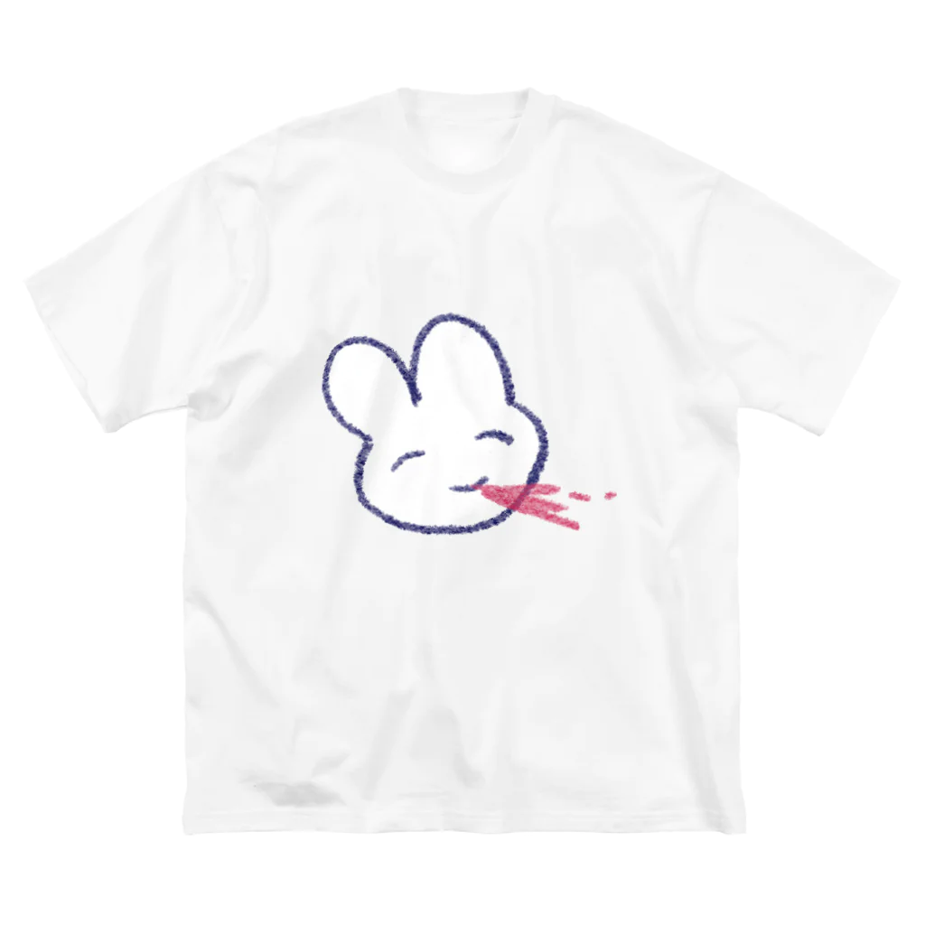 あくむ病院の吐血白うさぎ Big T-Shirt