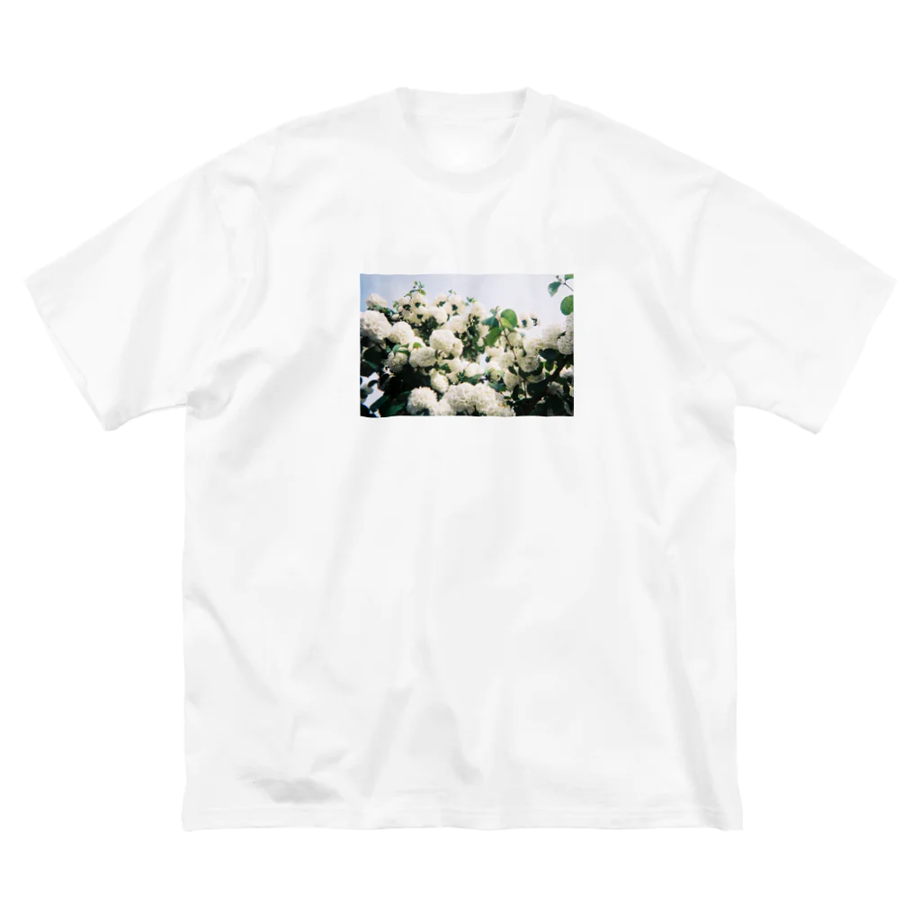 泡沫の庭の大手毬 ビッグシルエットTシャツ
