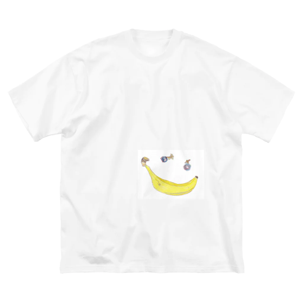 ホームタウンスター　Hometown Star のバナナスマイリー　Banana Smiley ビッグシルエットTシャツ