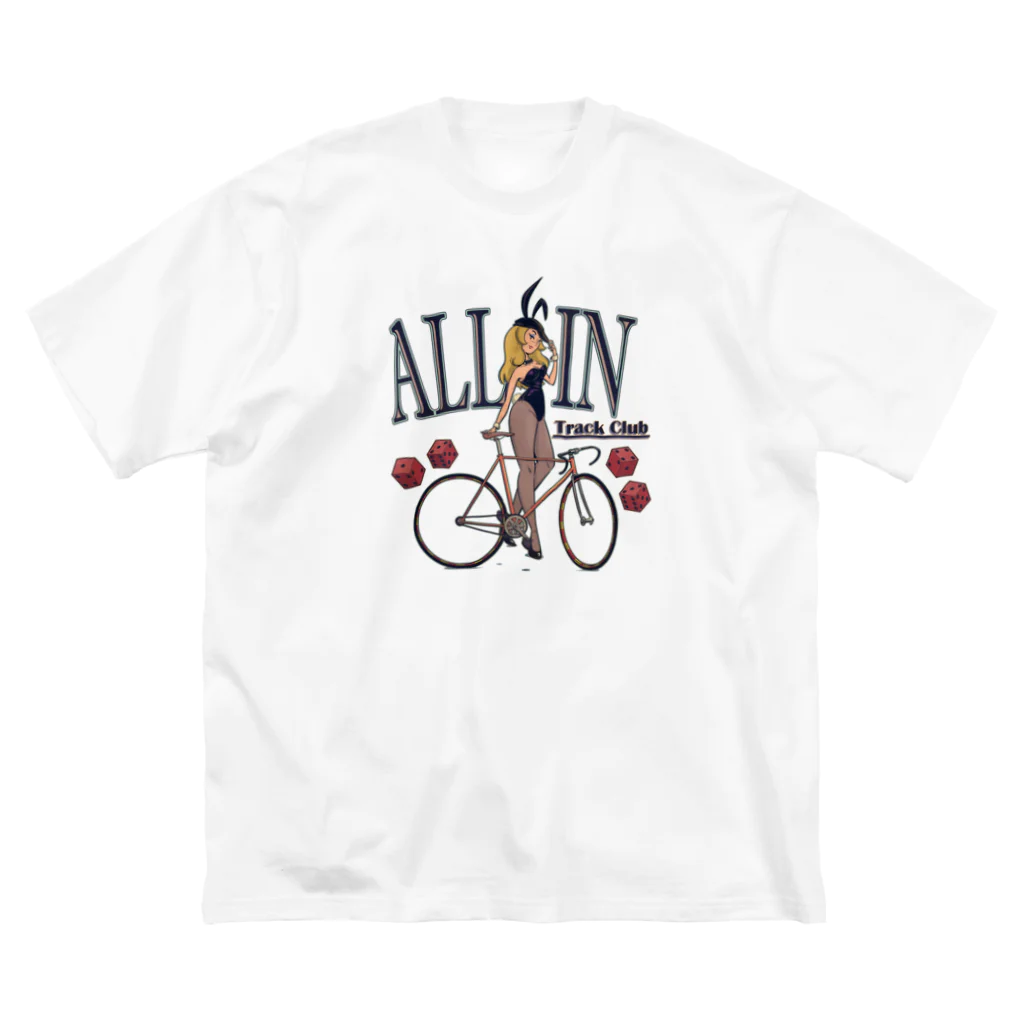 nidan-illustrationの"ALL IN -Track Club-" Big T-Shirt
