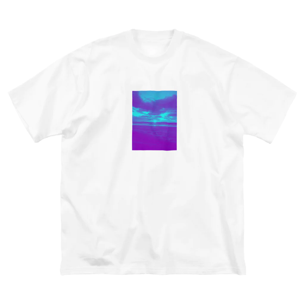 Syo-FmE-のFmE-『景色』-海 ビッグシルエットTシャツ