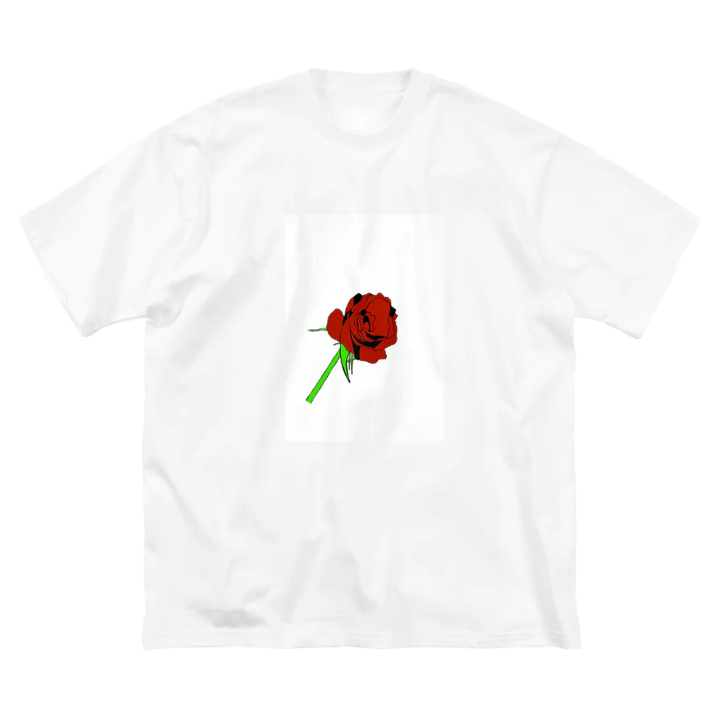 darumaの一輪のバラ Big T-Shirt