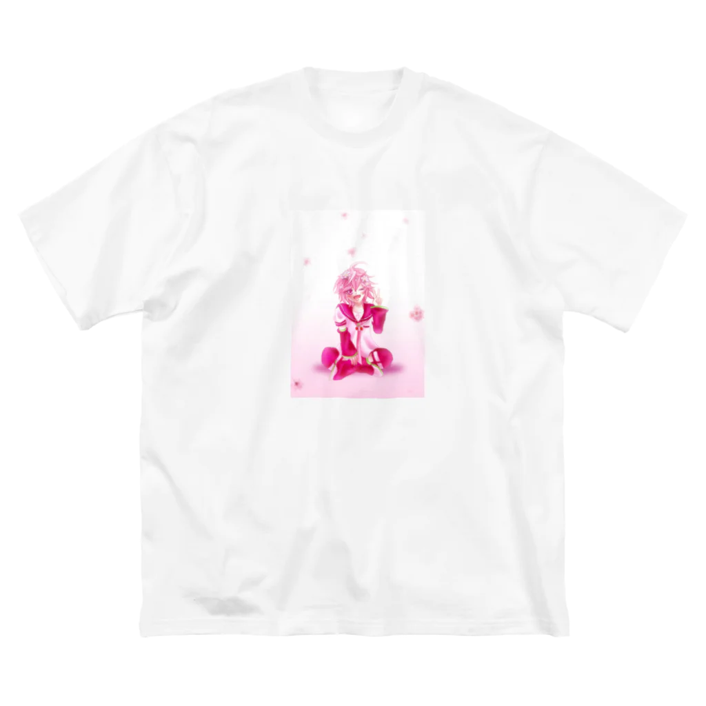 さやひよの宝箱の桜吹雪 ビッグシルエットTシャツ