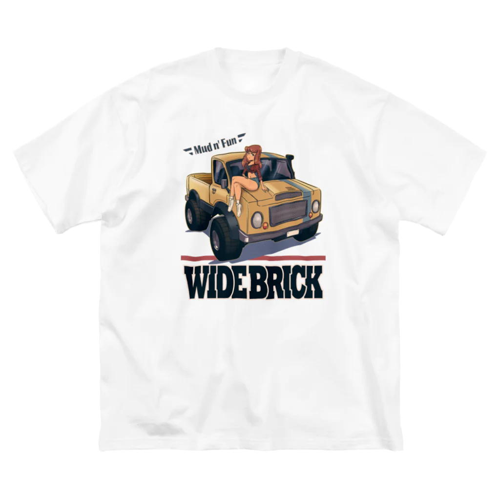 nidan-illustrationの"WIDE BRICK" Big T-Shirt