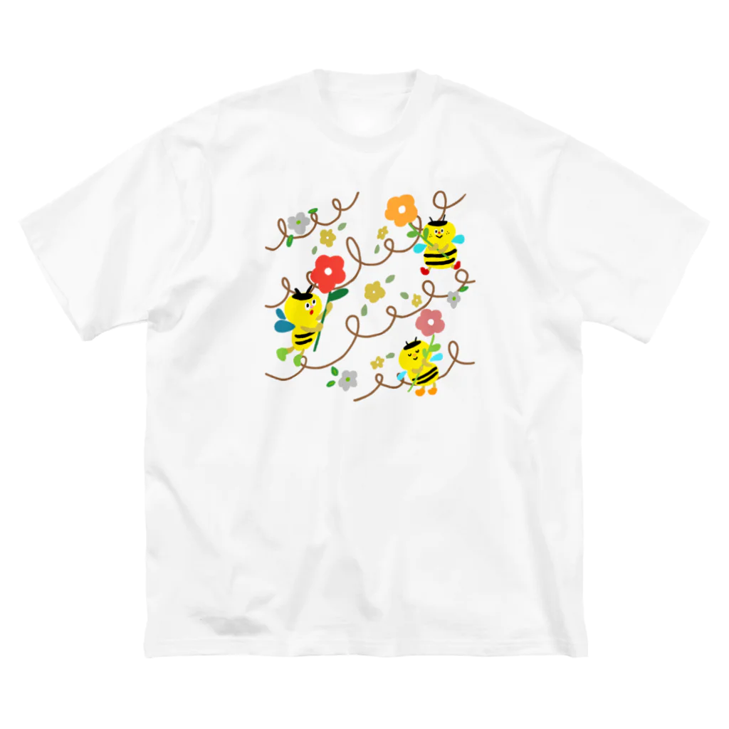 オーパルとレモンの木のミツバチ ビッグシルエットTシャツ