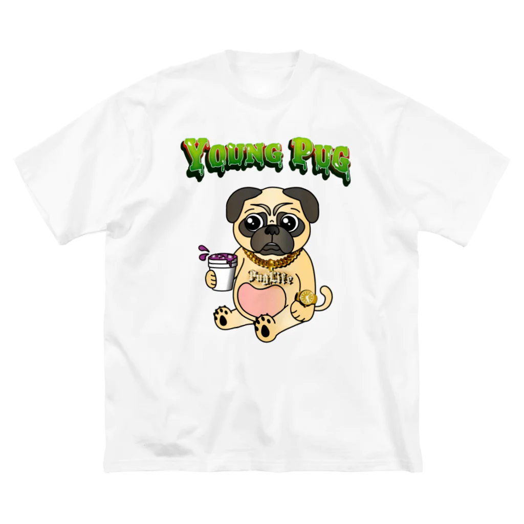 VS worldのYOUNG PUG Big T-Shirt