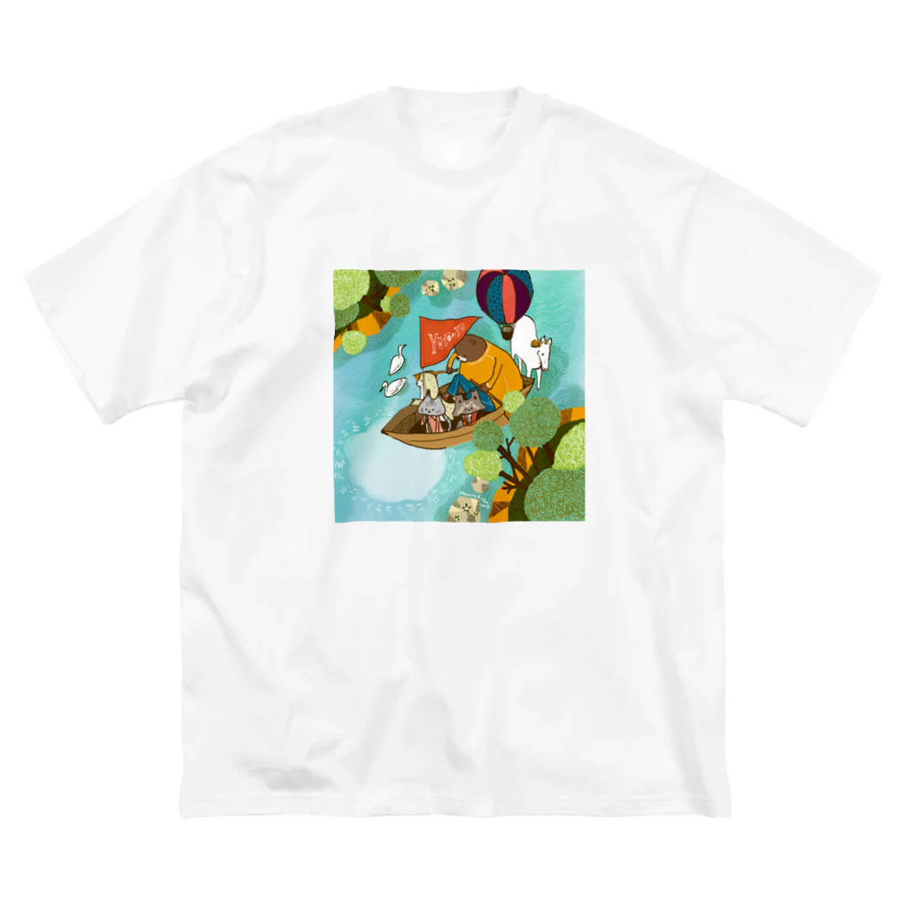 池田蔵人の僕等の小舟 루즈핏 티셔츠
