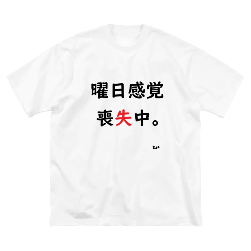 はちよんごの曜日感覚喪失中。 ビッグシルエットTシャツ