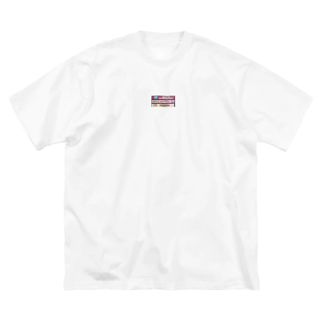 かほえがのｶﾞﾗｶﾞﾗｽ ビッグシルエットTシャツ