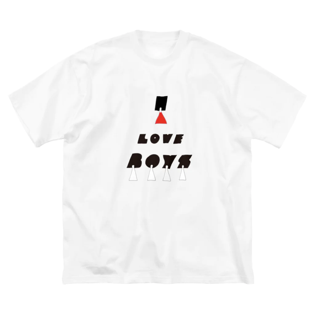 o_oのi love boys ビッグシルエットTシャツ