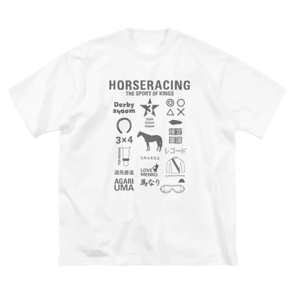 KAWAGOE GRAPHICSのHORSERACING GRAPHICS Big T-Shirt