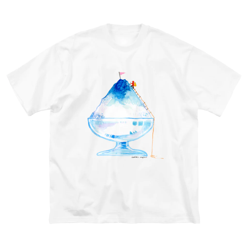 isshiki mayumiのかき氷登山Tシャツ Big T-Shirt