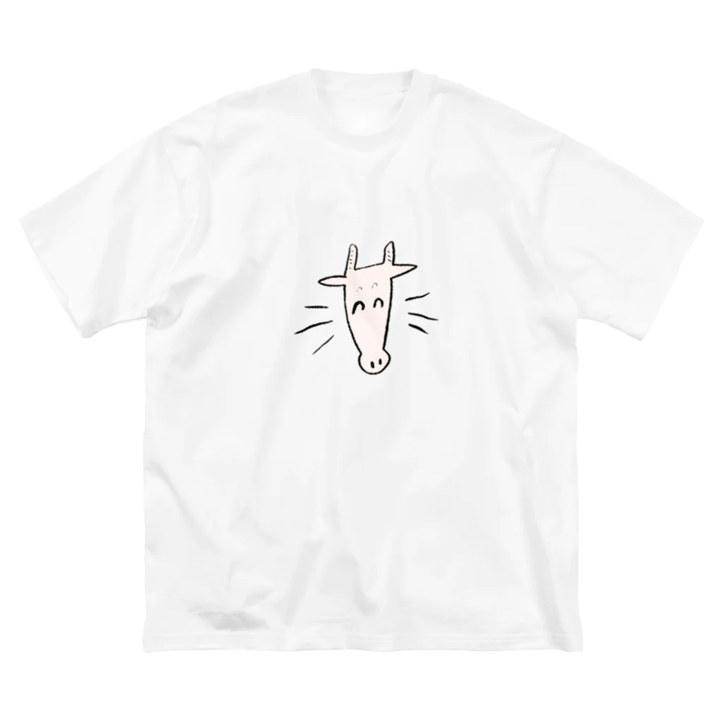 サガナイデみずいろのうしなうものが何もないうし Big T-Shirt