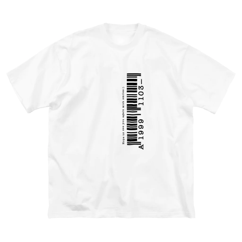 アライロのバーコード Big T-Shirt