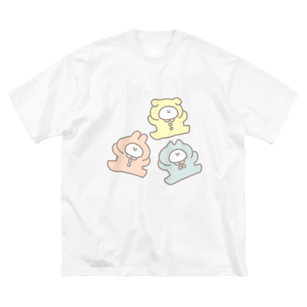 ナポリのSUZURIのきぐるみちゃんず ビッグシルエットTシャツ