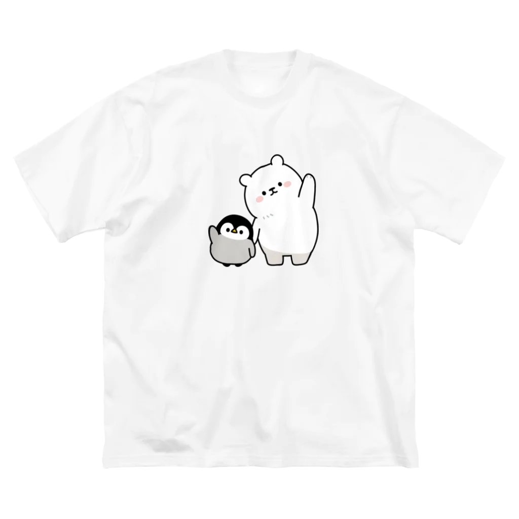 DECORの心くばりペンギン / シロクマといっしょver. ビッグシルエットTシャツ