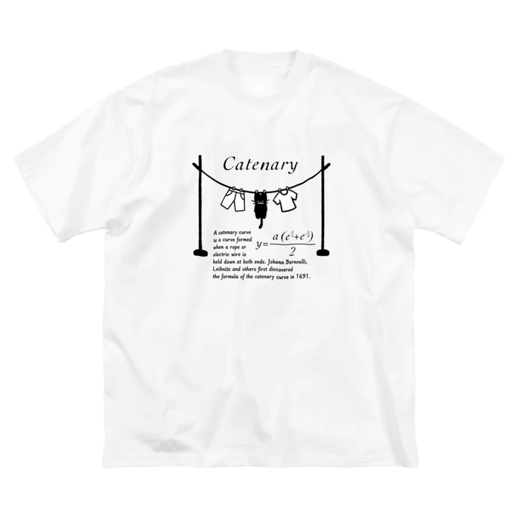 huroshikiのカテナリー曲線 Catenary Big T-Shirt