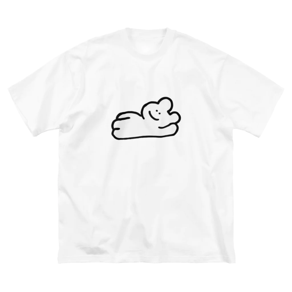 うさみの寝床のだらける うさみ ビッグシルエットTシャツ