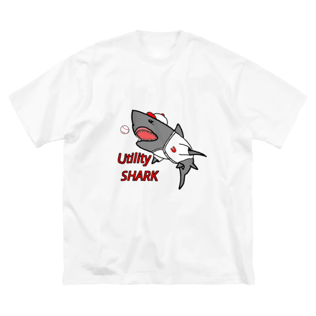 UtilitySHARKのUtilitySHARKロゴシリーズ Big T-Shirt