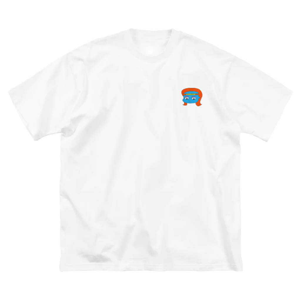 まちこのみやのおみそ ビッグシルエットTシャツ