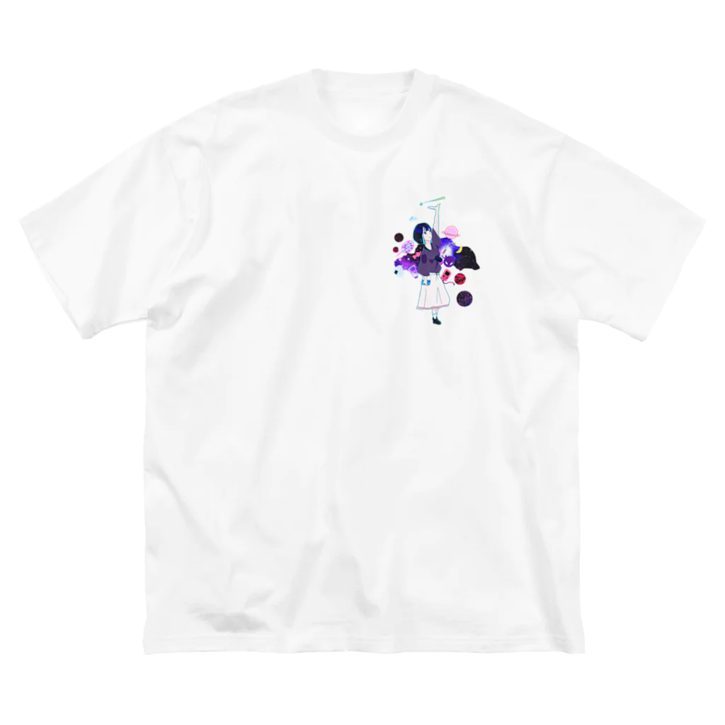 よわい滑稽ノ極のGalaxy Candy ビッグシルエットTシャツ