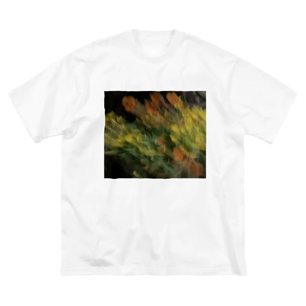 桜牙のShining_ぼかしArt ビッグシルエットTシャツ