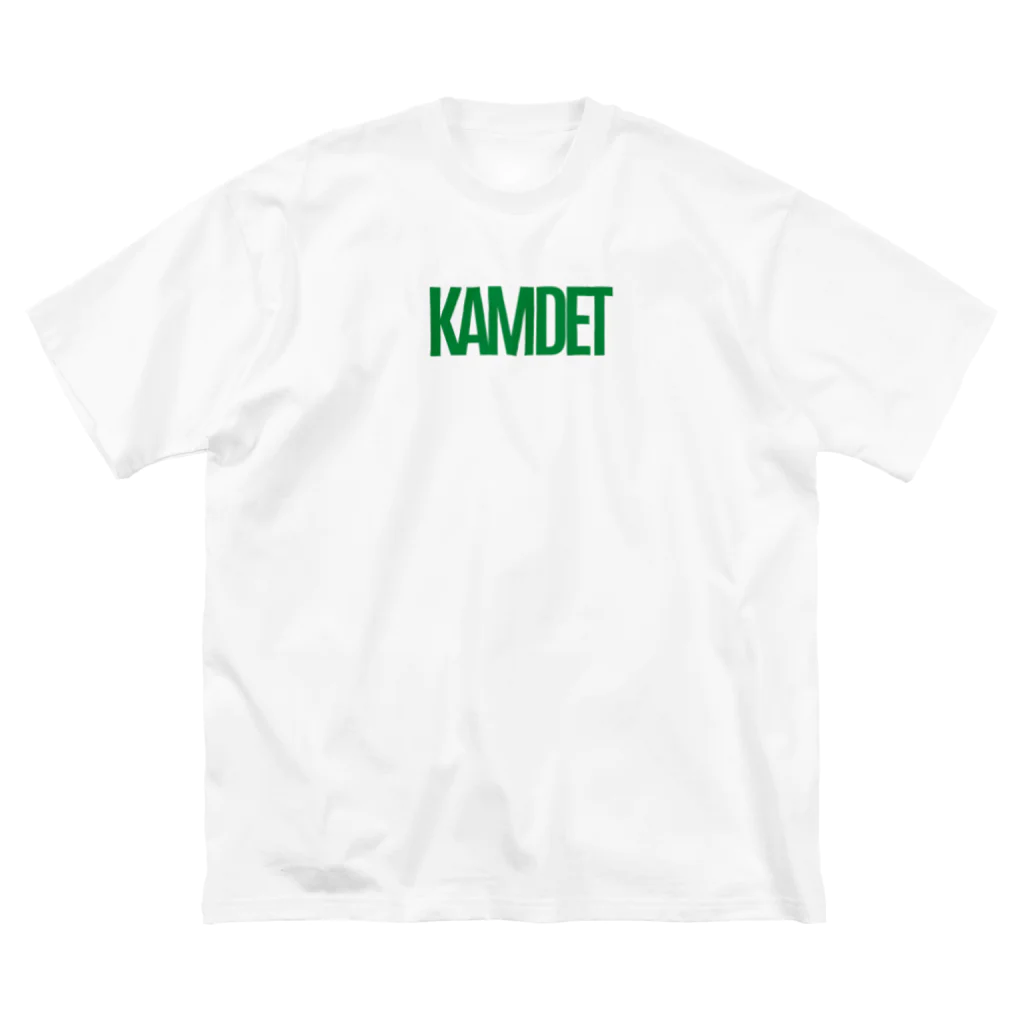 KAMDET カムデット　ストリートブランドのKAMDET Green logo  Big T-Shirt