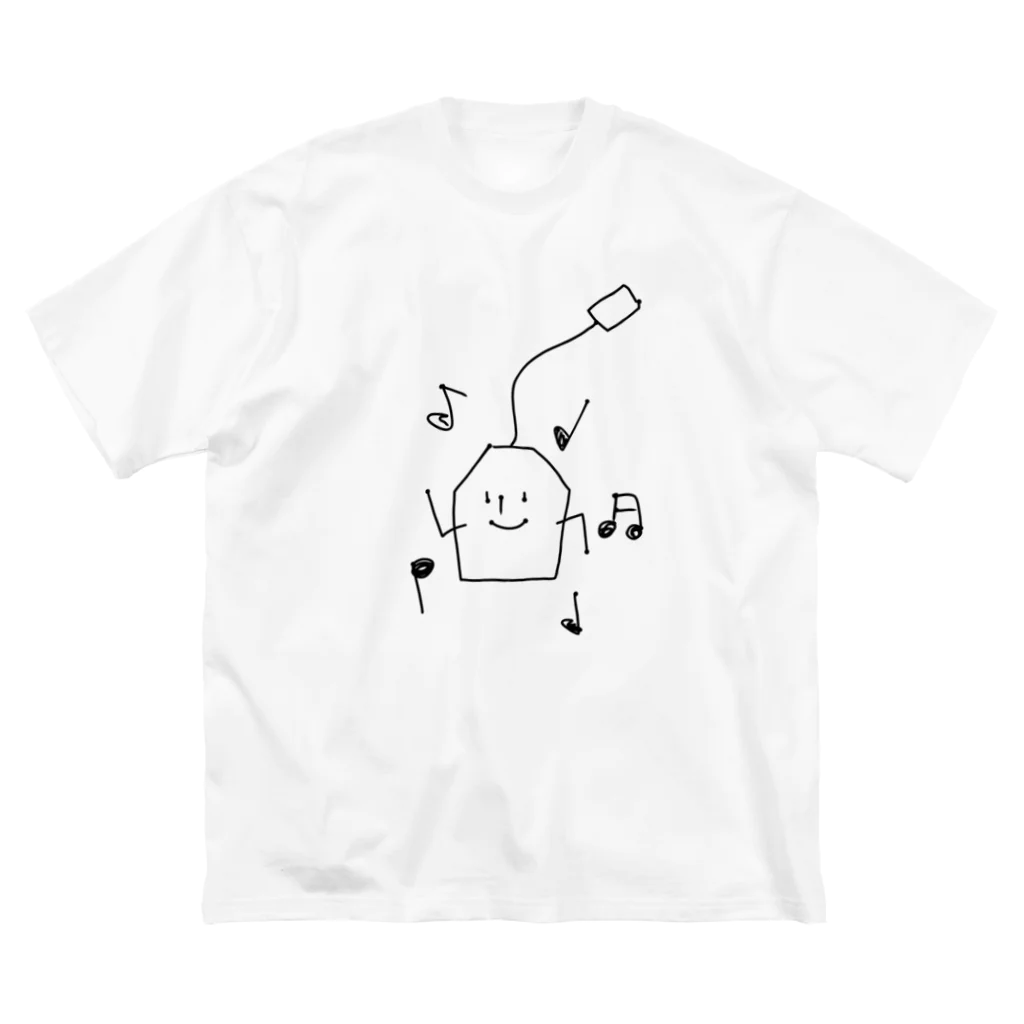 さつきうさぎえびえびショップのダンスダンスティーバッグくん Big T-Shirt