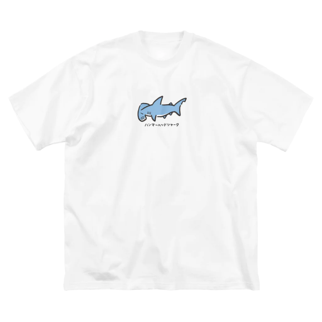 mincruのハンマーヘッドシャーク ビッグシルエットTシャツ