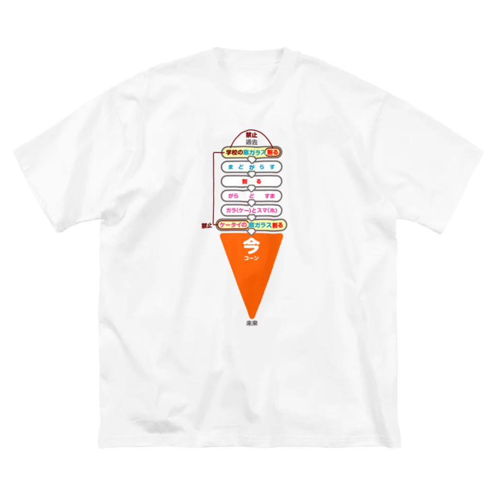 よシまるシンのhard_and_soft ビッグシルエットTシャツ