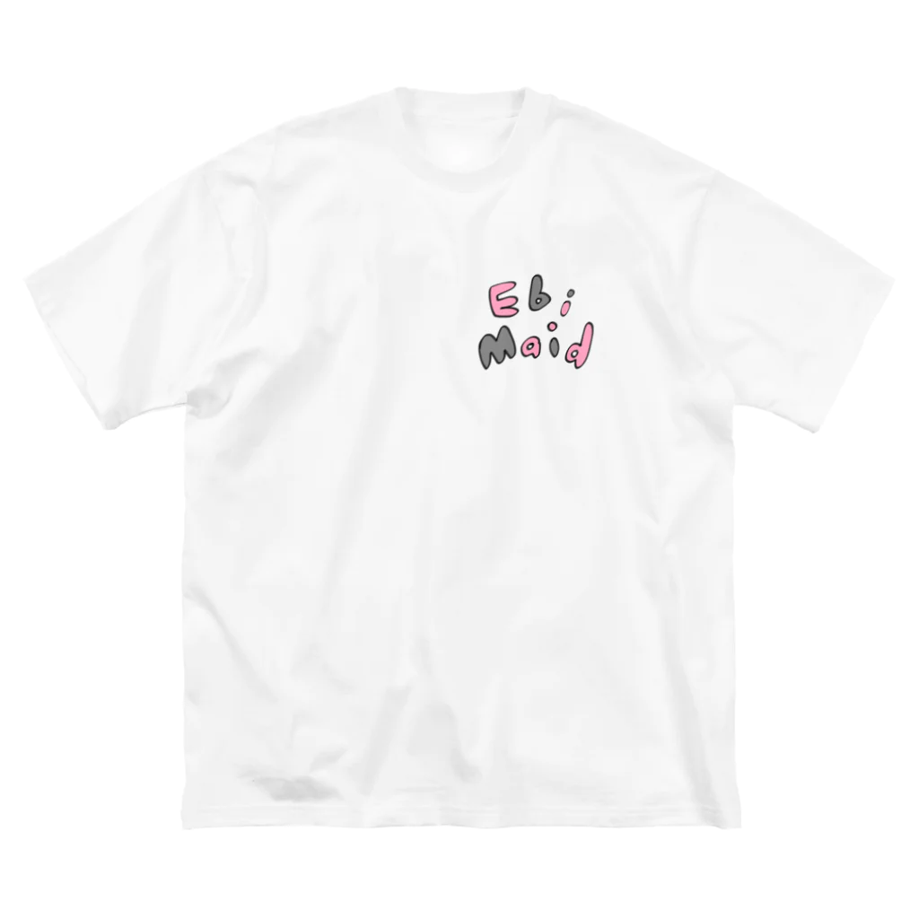 さつきうさぎえびえびショップのEbi Maid えび丸 ビッグシルエットTシャツ