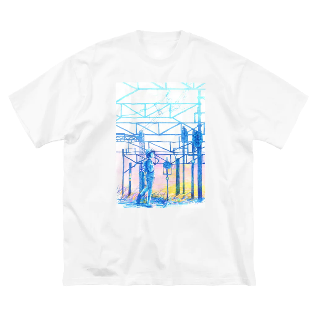 新商品PTオリジナルショップの矢ヶ崎第一閉そく信号機(碓氷線) Big T-Shirt