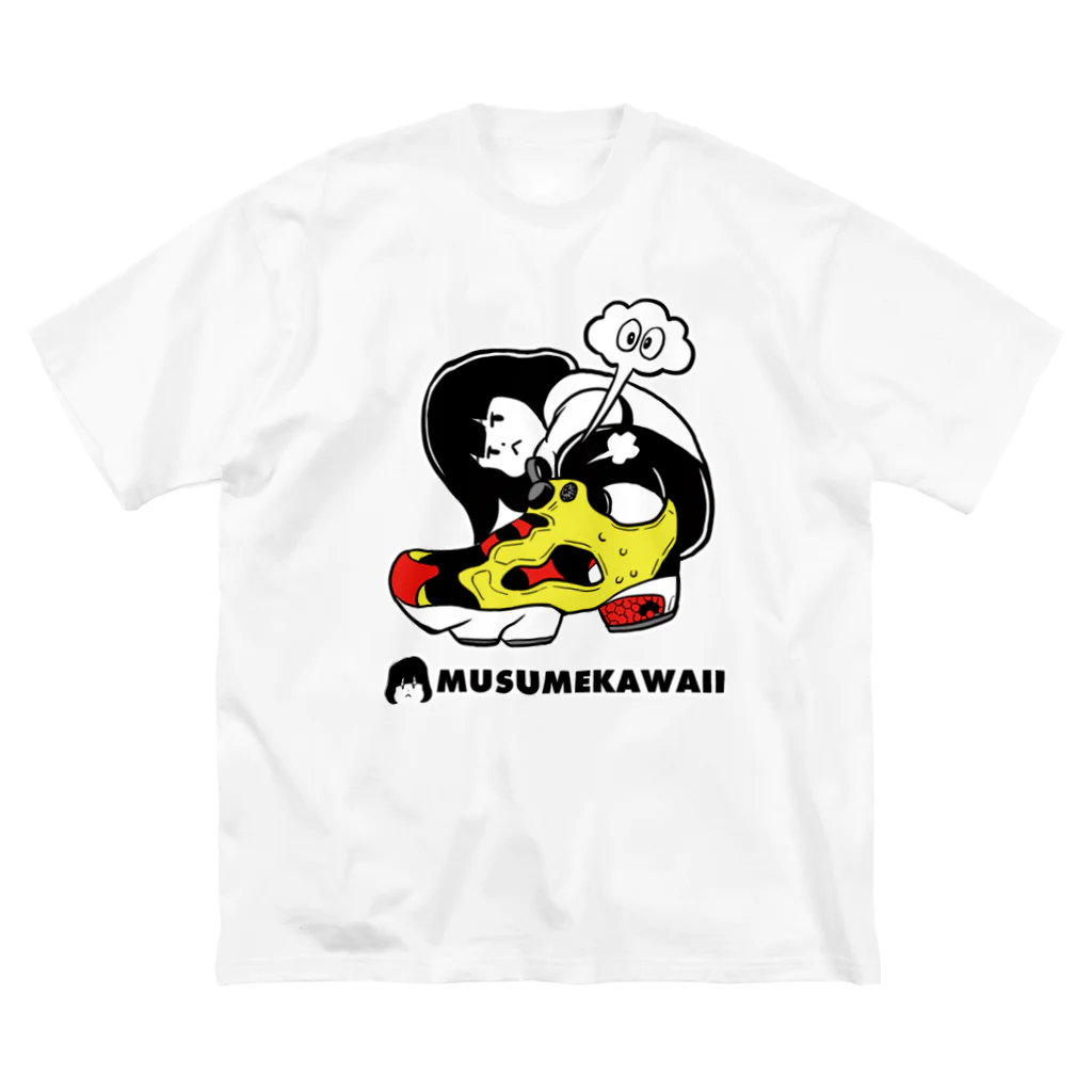 MUSUMEKAWAIIの0515「PumpDay」 ビッグシルエットTシャツ