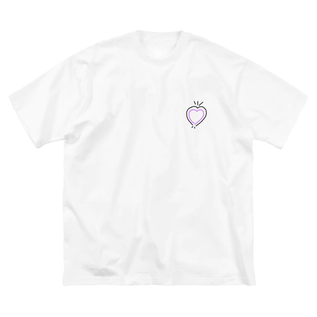 AYONGのChumChoms heart2 ビッグシルエットTシャツ