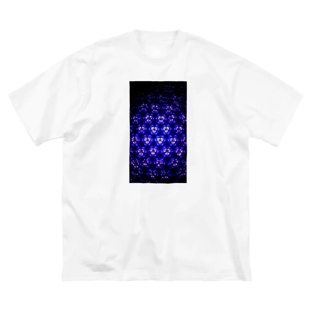 UNIVERSEの青幾何学 Big T-Shirt