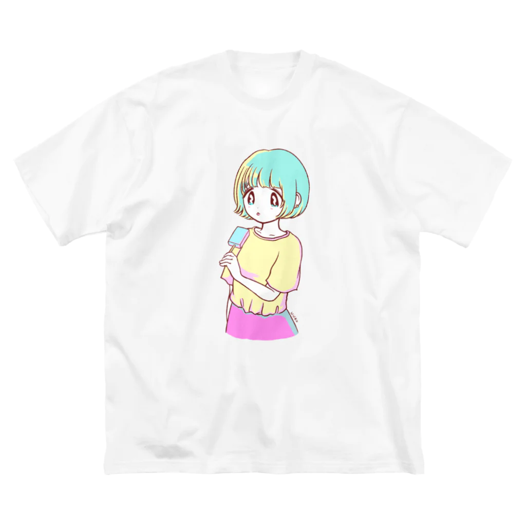 微々子(Viviko)のもう真夏の気分な子 Big T-Shirt