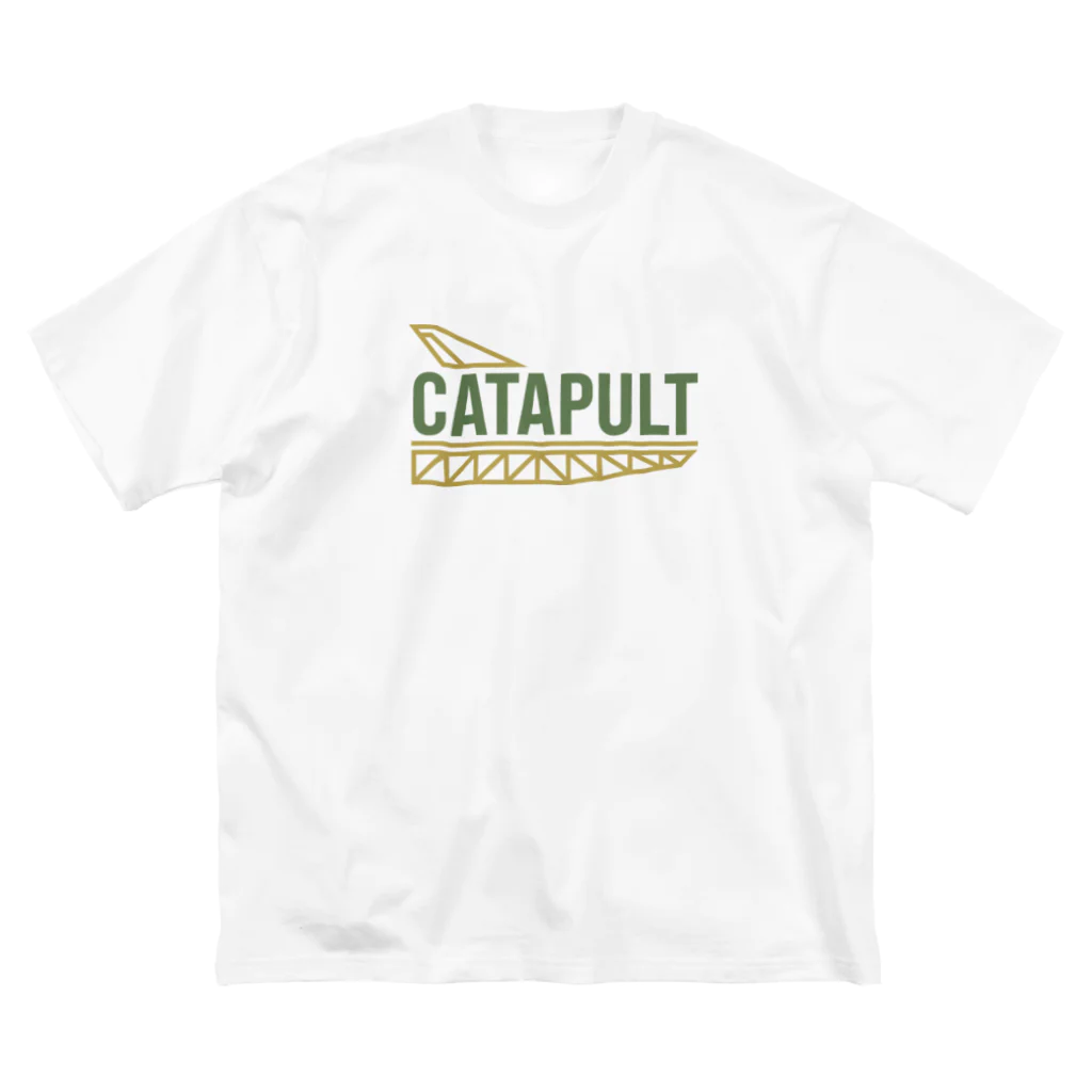 kimchinのカタパルト CATAPULT ロゴ ビッグシルエットTシャツ